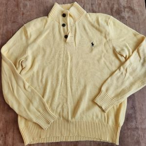 Polo Ralph Lauren 3 Button Cotton Sweater